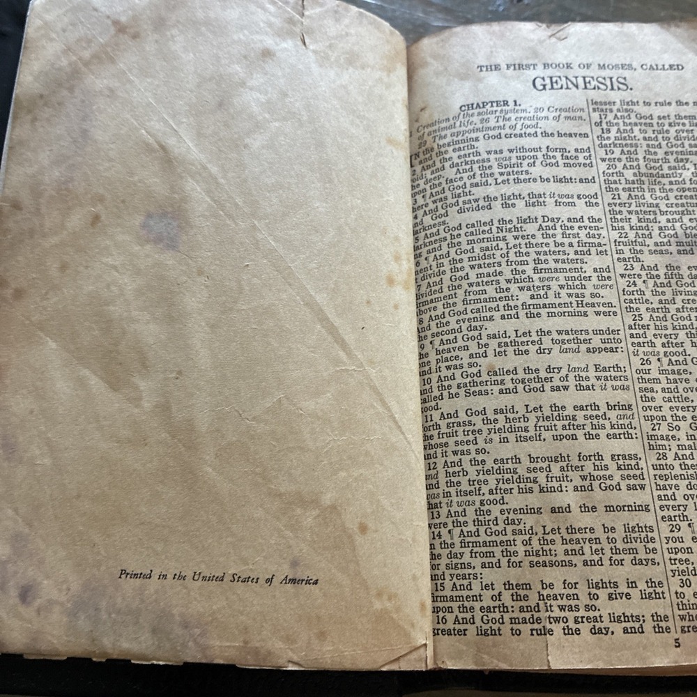 Holy Bible Containing The Old And New Testaments Translated From Original Tongue - Picture 7 of 16